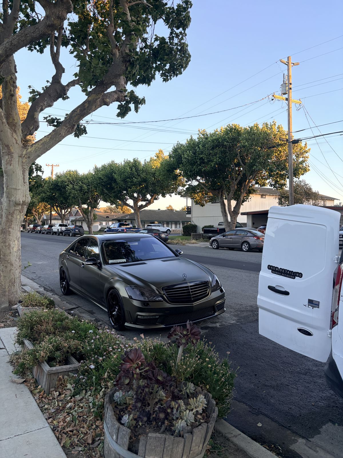 Mercedes-Benz S-Class mobile detailing service, Salinas Valley